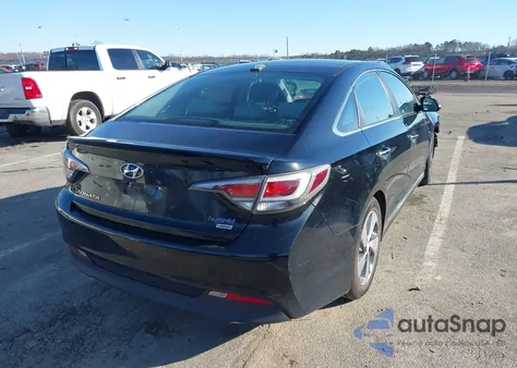 2017 Hyundai Sonata Hybrid Limited z USA, uszkodzony, nr VIN KMHE34L1XHA044808